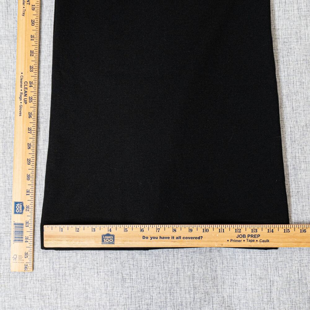 RIPLEY RADER Black Ponte Knit Long Wide Leg Pant size 4 (Large) - Picture 10 of 11